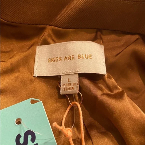 SKIES ARE BLUE Boyfriend Oversized Blazer - L - Picture 12 of 13